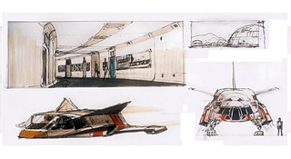 Illustration for article titled Ralph McQuarrie's concept art for a Star Trek movie in 1976-1977